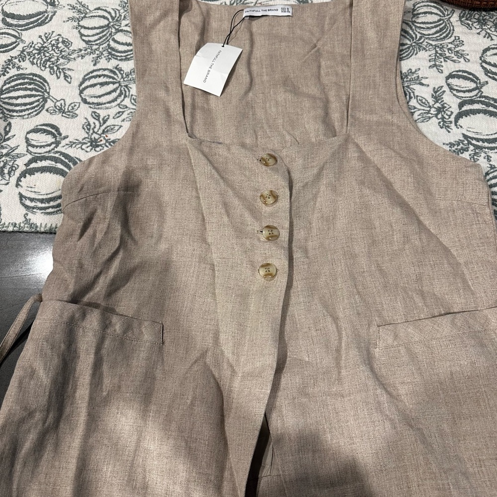 Faithfull The Brand Linen Set - NWT